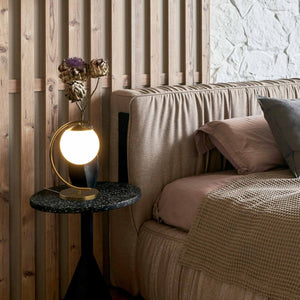 Lámpara de mesa bola cristal "San" - Barcelona Led-Decoración