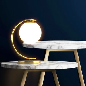 Lámpara de mesa bola cristal "San" - Barcelona Led-Decoración