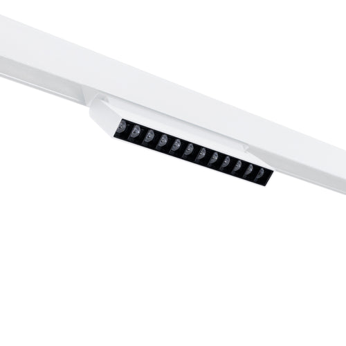 Foco lineal orientable para carril magnético 48V- 12W - Chip OSRAM - UGR18