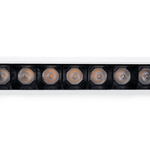Foco lineal orientable para carril magnético 48V- 12W - Chip OSRAM - UGR18 - Barcelona Led-