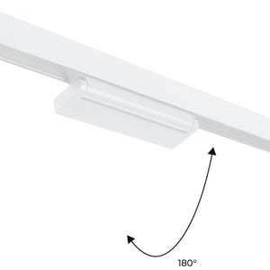 Foco lineal orientable para carril magnético 48V- 12W - Chip OSRAM - UGR18 - Barcelona Led-