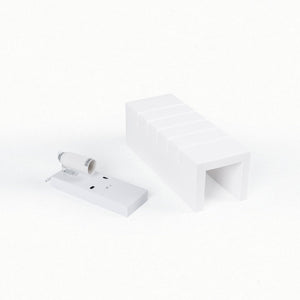 Aplique de pared escayola "Line" - 1 x E14 - Barcelona Led-Decoración