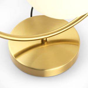 Lámpara de mesa bola cristal "Porto" (5)