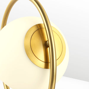 Lámpara de mesa bola cristal "Porto" (6)