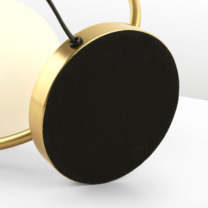 Lámpara de mesa bola cristal "Porto" (7)