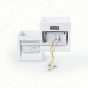 Aplique de pared escayola "Cube" - 2 x G9 (2)