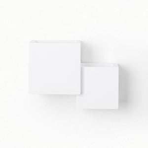 Aplique de pared escayola "Cube" - 2 x G9 - Barcelona Led-Decoración