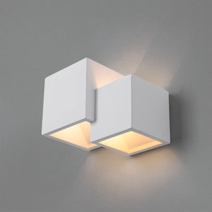 Aplique de pared escayola "Cube" - 2 x G9 (9)