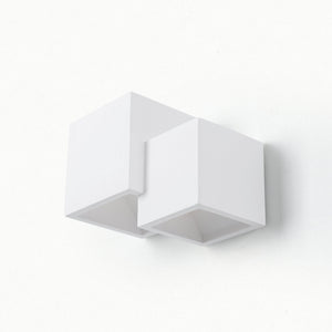 Aplique de pared escayola "Cube" - 2 x G9 (11)