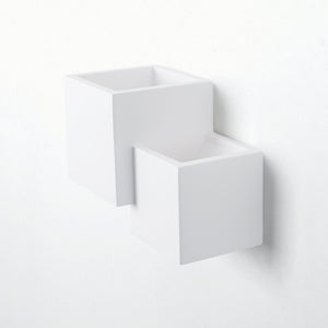 Aplique de pared escayola "Cube" - 2 x G9 (12)