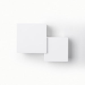 Aplique de pared escayola "Cube" - 2 x G9 - Barcelona Led-Decoración