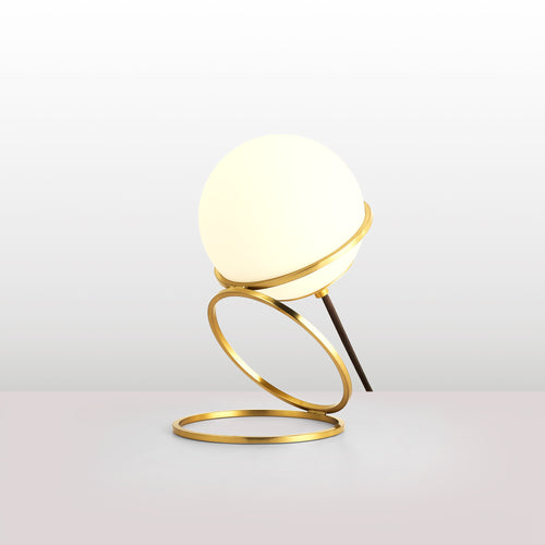 Tischlampe mit Glaskugel „Ruth“