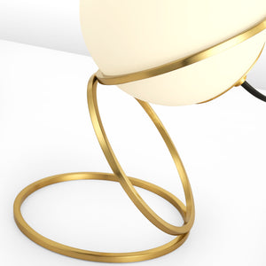 Lámpara de mesa bola cristal "Ruth" (13)