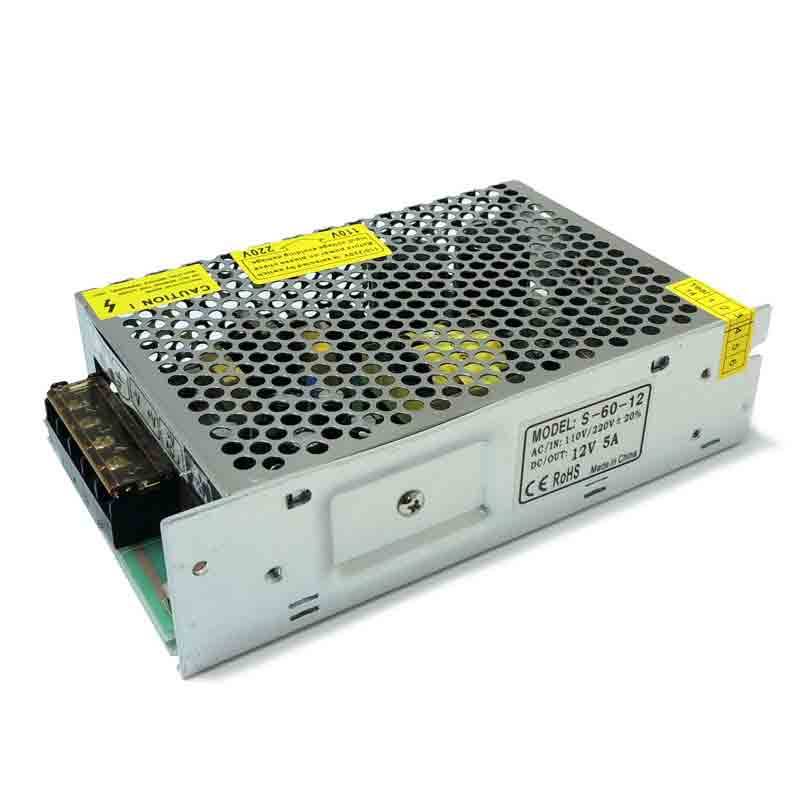 Fuente de alimentación conmutada 12V 60W - Barcelona Led-Material eléctrico