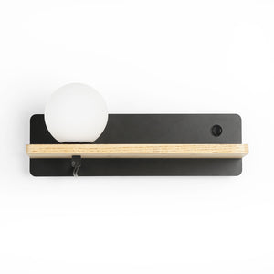 Aplique de pared bola cristal con puerto USB "Nonna" - G9 (7)