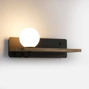 Aplique de pared bola cristal con puerto USB "Nonna" - G9 - Barcelona Led-Decoración