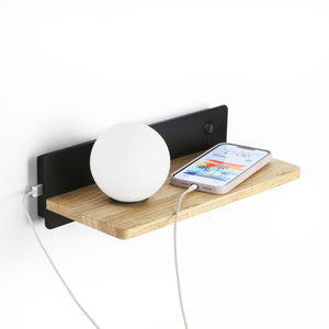 Aplique de pared bola cristal con puerto USB "Nonna" - G9 (11)