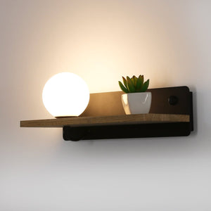 Aplique de pared bola cristal con puerto USB "Nonna" - G9 (13)