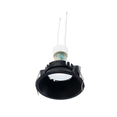 KIT Fixed recessed ring Ø82mm + GU10 6W bulb + Lamp holder