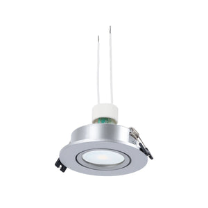 KIT Aro empotrable basculante Ø90mm + Bombilla GU10 6W + Portalámparas - Barcelona Led-