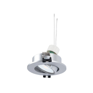 KIT Aro empotrable basculante Ø90mm + Bombilla GU10 6W + Portalámparas - Barcelona Led-