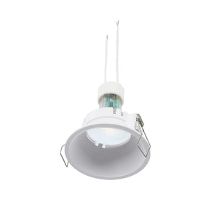 KIT Aro empotrable fijo Ø82mm + Bombilla GU10 6W + Portalámparas - Barcelona Led-