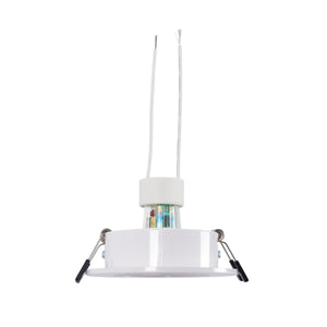 KIT Aro empotrable basculante Ø90mm + Bombilla GU10 6W + Portalámparas - Barcelona Led-