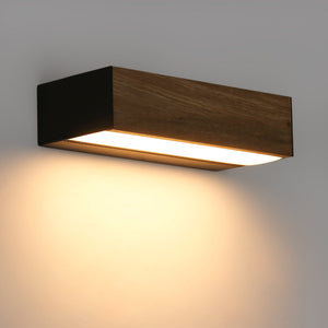 Aplique pared madera "VACC" - 7W - 2700K - 20cm