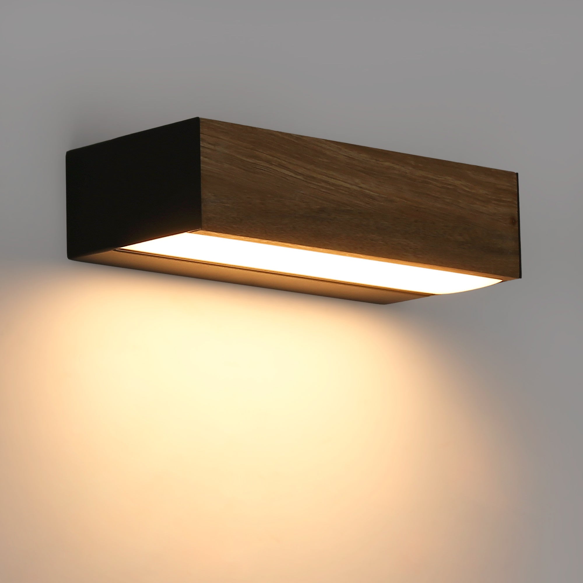Aplique pared madera "VACC" - 7W - 2700K - 20cm