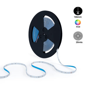 Tira LED 48V DC - RGB - 14.4W/m - 10mm - IP20 - 20 metros - 90ch/m (16)