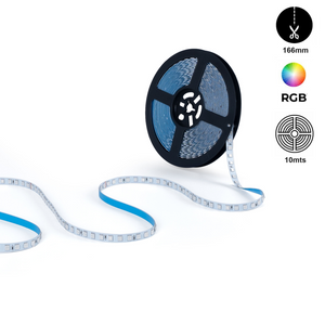 Tira LED 48V DC - RGB - 14.4W/m - 10mm - IP20 - 10 metros - 90ch/m (17)