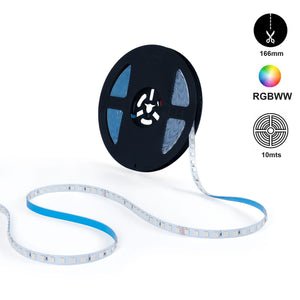 Tira LED 48V DC - RGBWW - 12W/m - 10mm - IP20 - 10 metros - 90ch/m (21)