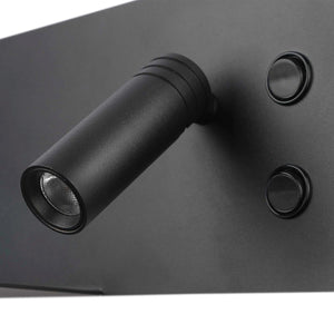Aplique de pared para lectura con puerto USB "Kerta" - Iluminación doble - 3W+7W - Barcelona Led-Decoración