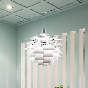 Lámpara colgante de diseño "Luxor" - Color blanco - E27 (3)