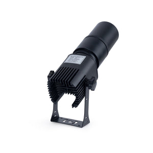Proyector de logos LED GOBO 20W - Óptica 9° - Exterior - Rotativo - Barcelona Led-Signage