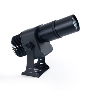 Proyector de logos LED GOBO 30W - Óptica 9° - Exterior - Rotativo - Barcelona Led-Signage