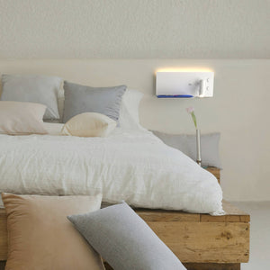 Aplique de pared para lectura con puerto USB "Kerta" - Iluminación doble - 3W+7W (33)