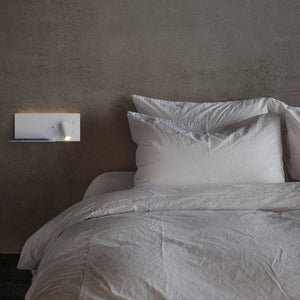 Aplique de pared para lectura con puerto USB "Kerta" - Iluminación doble - 3W+7W (35)