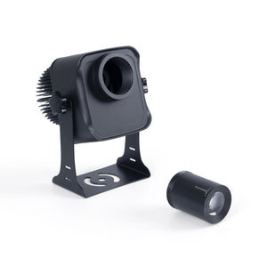 Proyector de logos LED GOBO 40W - Óptica 25° - Exterior - Rotativo - Barcelona Led-Signage