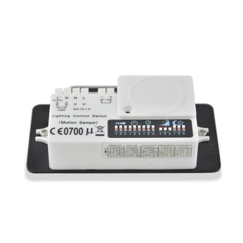 Sensor detector de movimiento por microondas con regulación 1-10V