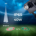 Proyector de logos LED GOBO 40W - Óptica 45° - Exterior - Rotativo 2