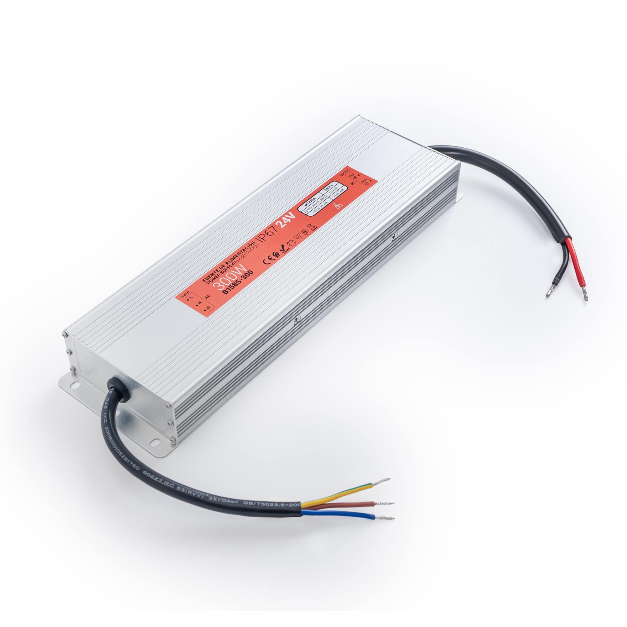Fuente de alimentación estanca compacta - 300W 24V - 12.5A - IP67