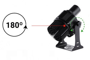 Proyector de logos LED GOBO 100W - Óptica 45° - Exterior - Rotativo (20)