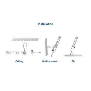 Proyector LED asimétrico exterior 300W - 140lm/W- IP66 (5)