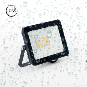 Proyector LED exterior 30W - 95lm/W - IP65 - Negro - Barcelona Led-