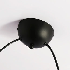 Lampara colgante doble metal y madera "Selroom" - Blanco - 2xE27 (21)