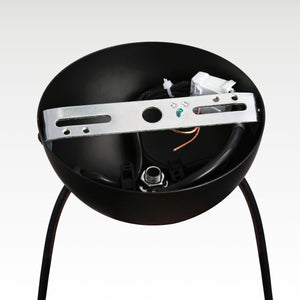 Lampara colgante doble metal y madera "Selroom" - Blanco - 2xE27 (26)