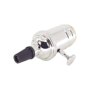 Casquillo E27 Vintage con interruptor Bronce Rosado / Cromado - Barcelona Led-