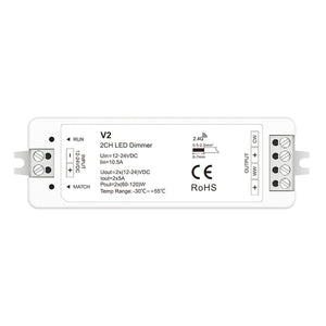 Controlador CCT 12-24V DC - 2 canales - 5A/canal - RF 2.4GHz - Skydance - Barcelona Led-Control y regulación