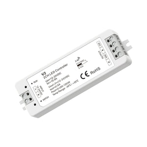 Controlador CCT 12-24V DC - 2 canales - 5A/canal - RF 2.4GHz - Skydance